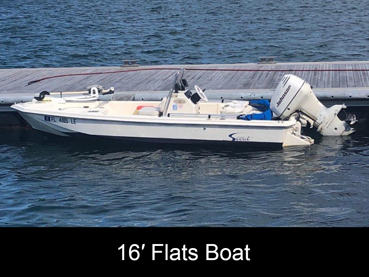 16′ Flats Boat Rental