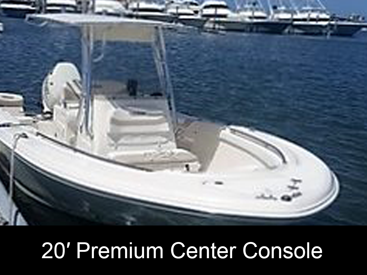 20′ Premium Center Console Rental