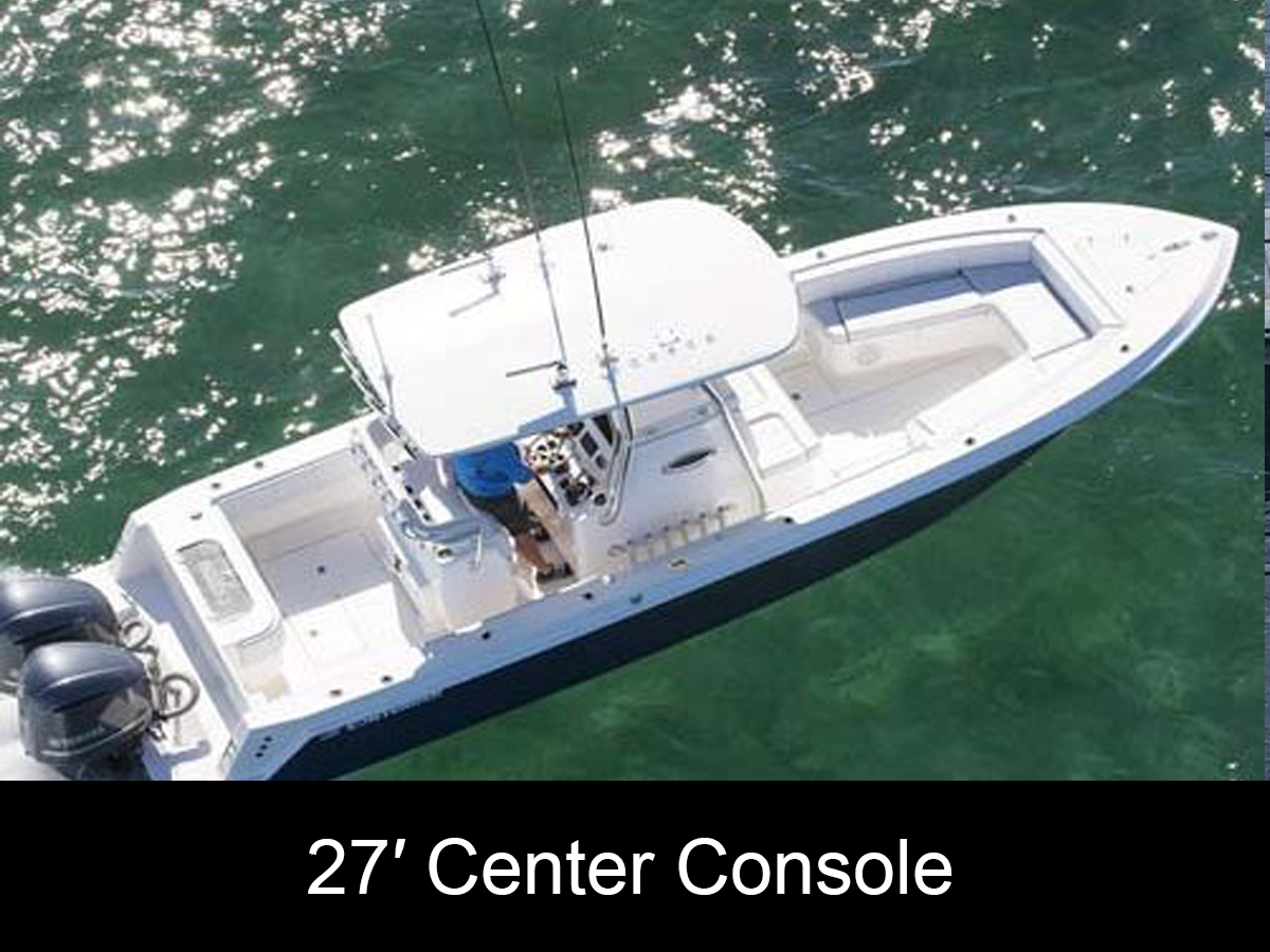 27′ Center Console Rental