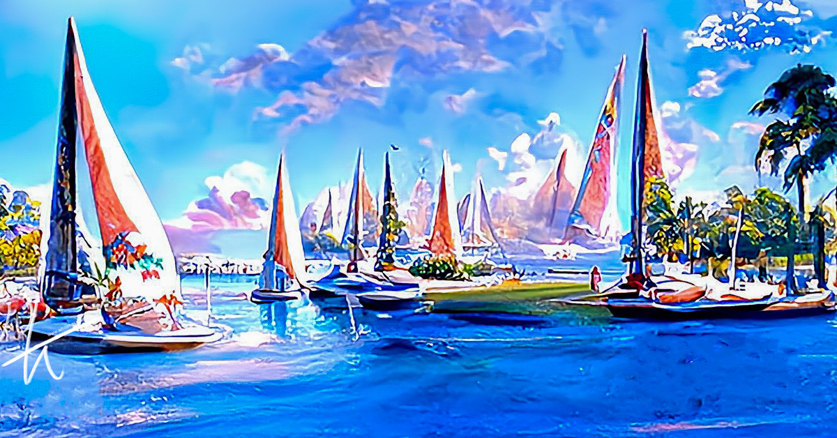 ASunnyDayAtPalmBeach-1200×628 Boat Rental Sunny Day NFT